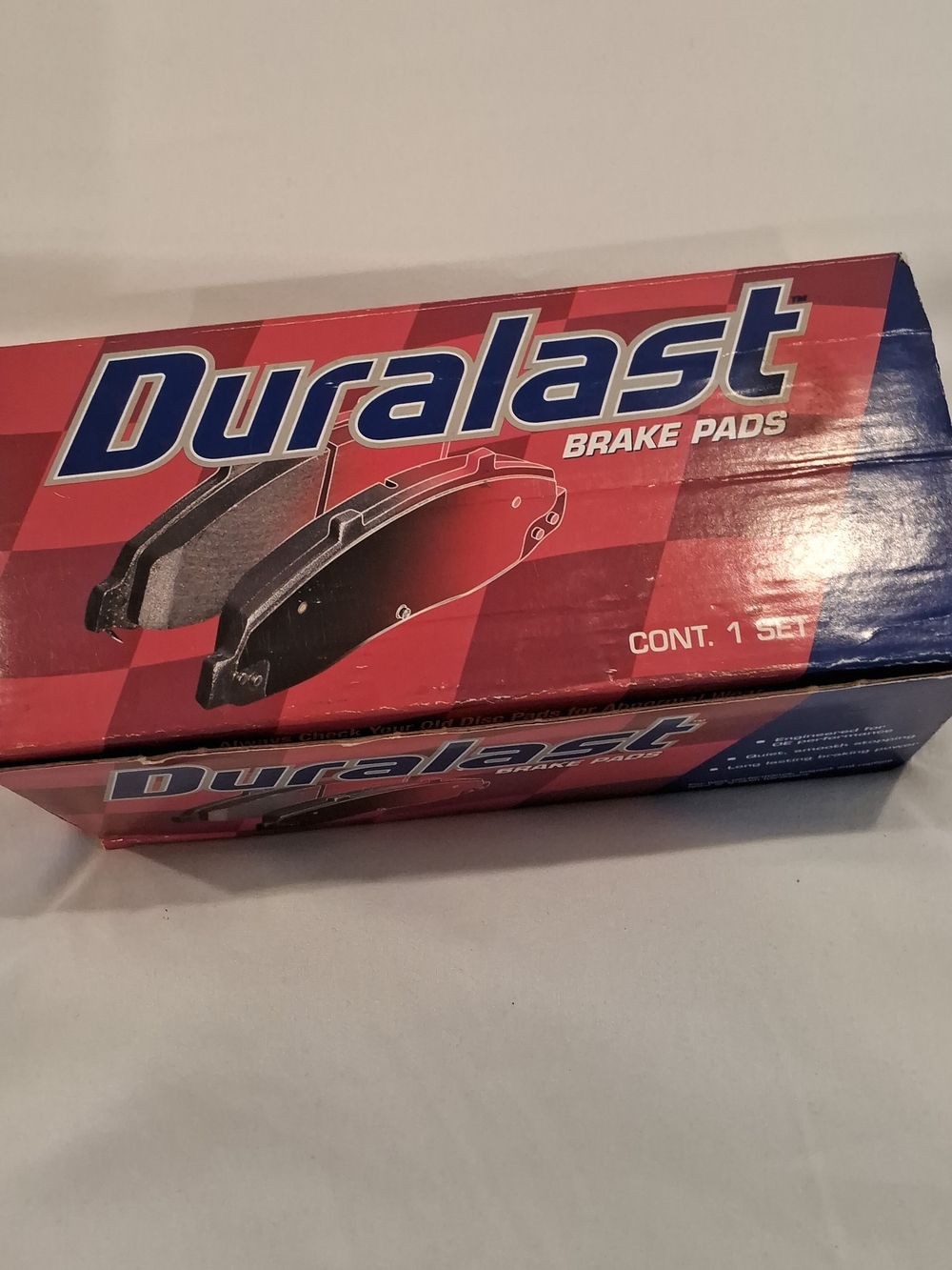 Duralast Brake Pads - Red and Blue Packaging Brand New Out The Box
